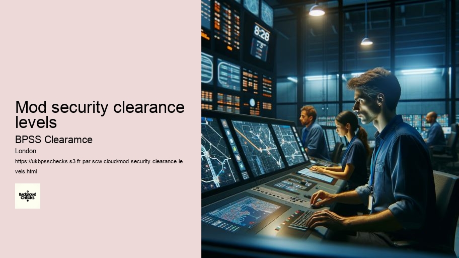 mod security clearance levels